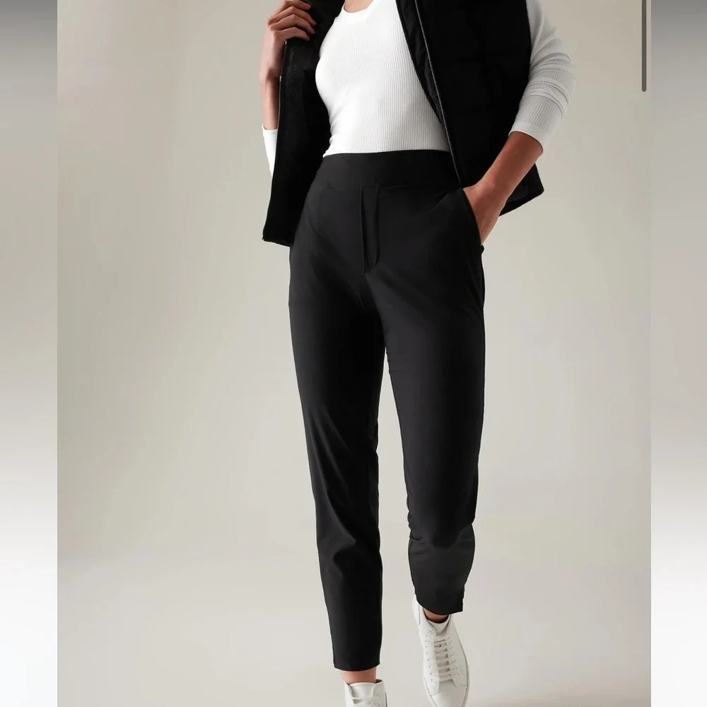 Athleta Brooklyn Ankle Pants Black